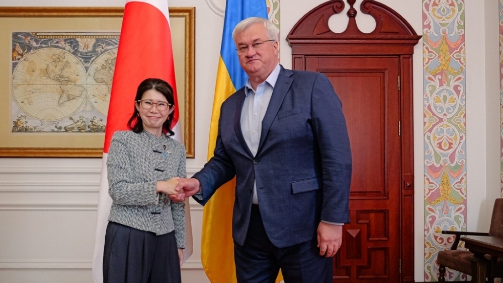 Bộ trưởng Ngoại giao Ukraine thăm Nhật Bản